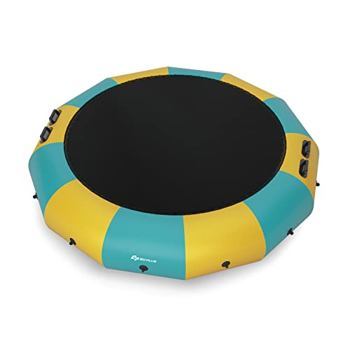 COSTWAY Inflatable water trampoline