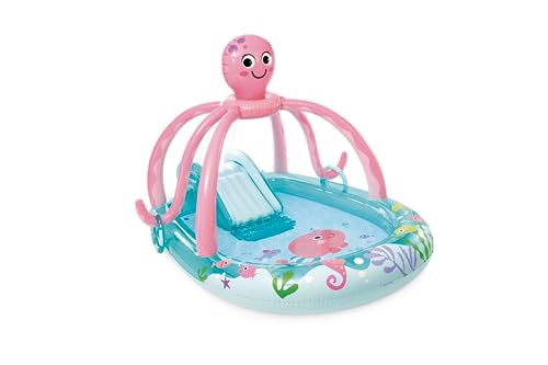 INTEX Friendly Octopus Aufblasbarer Kiddie Pool: aufblasbarer Kinderpool mit...