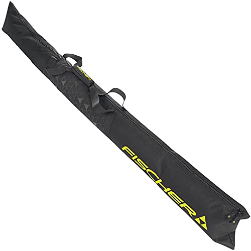 FISCHER Erwachsene (Unisex) Eco Alpine Skitasche, schwarz-gelb, 190cm