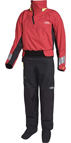 Yak 2022 Strata Kayak Drysuit 6585 - Red/Black Drysuit Size - S