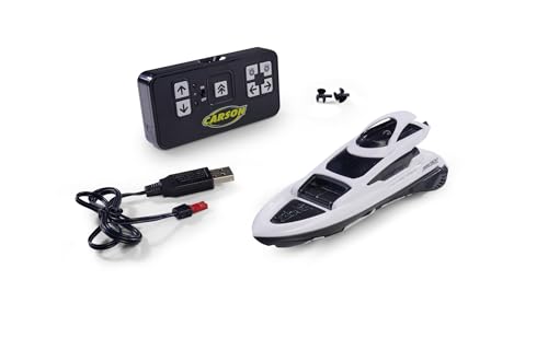 Carson 500108057 Nano Racer Yacht 2,4 GHz - Ferngesteuertes Boot, RC Boot, Ferngesteuertes...