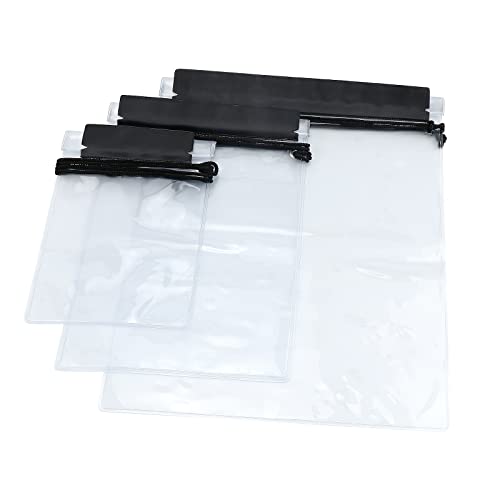 Meetory 3 PVC Pouch Dokumentenbeutel Wasserdicht, wasserdichte Beutel für...