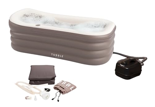 Tubble® Aufblasbare Spa-Badewanne - Aufblasbare Badewanne mit Schaumbad-Funktion –...