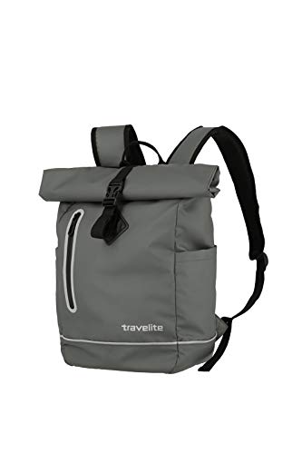 Travelite Rolltop Rucksack wasserfest, Fahrradrucksack, Freizeitrucksack mit Rolltop...