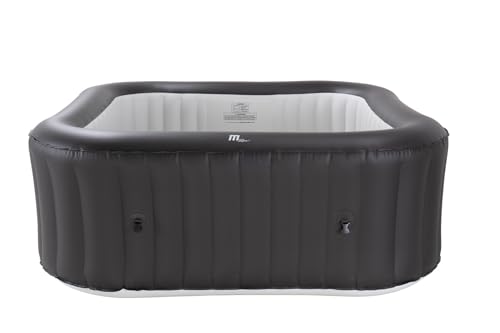 Miweba MSpa aufblasbarer Whirlpool Outdoor Vito U-VT061 | Eckig 185.0 cm x 185.0 cm - 6...