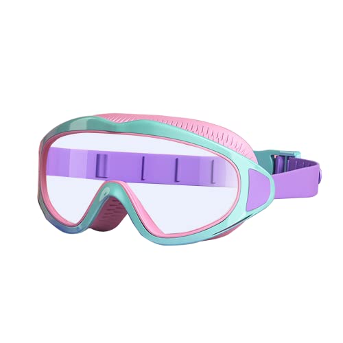 SWAUSWAUK Schwimmbrille Kinder - Kinder Schwimmbrille 4-12 Jahre, Swimming Goggles Kids,...