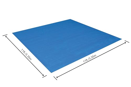 Bestway Flowclear™ quadratische Bodenplane, 335 x 335 cm, für Aufstellpools bis Ø 305...