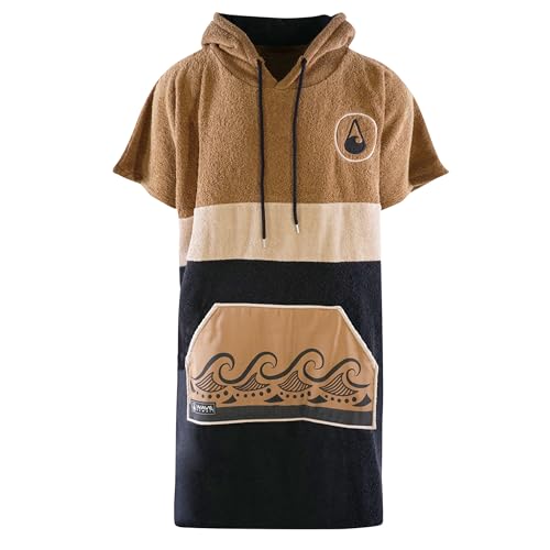 WAVE HAWAII Bade-Poncho Damen & Herren “Cumbuco” | Größe M 160-190cm I 95% Baumwolle...