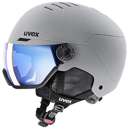uvex wanted visor - robuster Skihelm für Damen und Herren - mit Visier - optimierte...