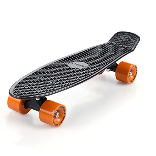 Monzana® Skateboard 22 Zoll ABEC 7 Kugellager Pennyboard Longboard Retro Design...