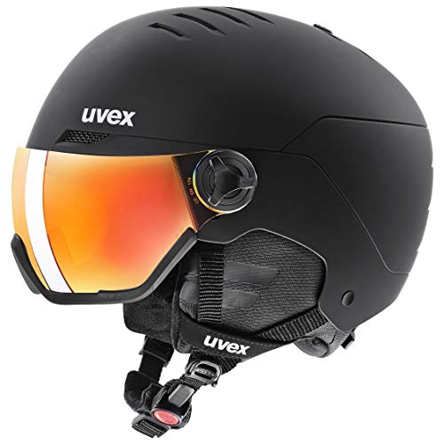 uvex wanted visor - robuster Skihelm für Damen und Herren - mit Visier - optimierte...