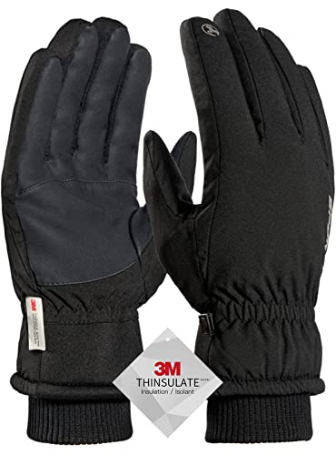 TRENDOUX Winterhandschuhe Herren, Warme wasserdichte Thermo Handschuhe Damen für Frauen...