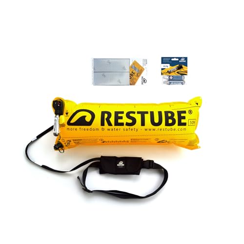 Restube Beach Schwimmboje-Starterbundle | Enthält eine aufblasbare Rettungsboje, 2...