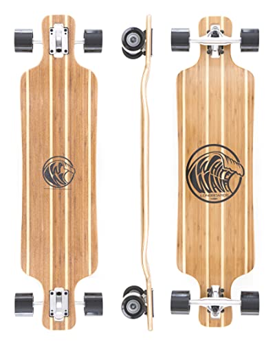 White Wave Bambus-Longboard