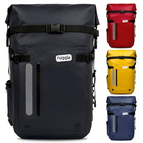 Ruqqle Wasserdichter Rucksack, vielseitig, wasserdicht Tasche, Dry Bag 20/30/45 l, mit 3...