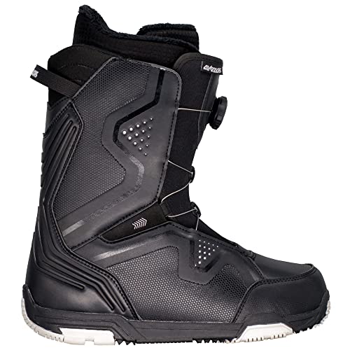 Airtracks Herren Snowboard Boots Strong ATOP Snowboardschuhe - QL Snowboardboots - Schwarz...