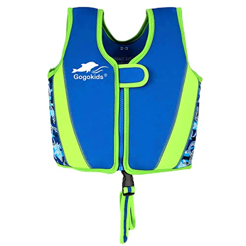 Schwimmweste Kinder aus Neopren, Schwimmjacke Schwimmlernweste für Jungen Mädchen...