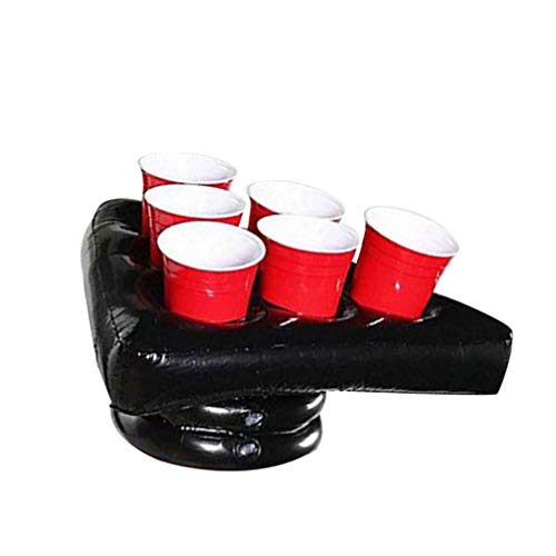 NUOBESTY 1stk Trinkspiele Aufblasbarer Getränkehalter Pong-trinkspiel Pool Pong Rack Bier...