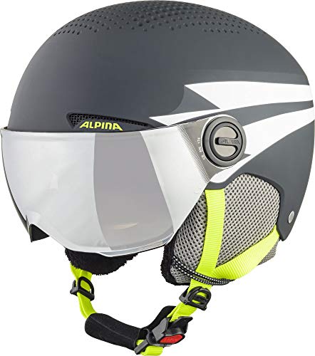 ALPINA ZUPO VISOR Q-LITE - Hochwertiger & Leichter Skihelm Mit Kontrastverstärkendem...