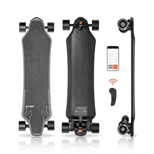 EXWAY X1 Max Belt Elektro Skateboard mit Fernbedienung, 45 Kph Höchstgeschwindigkeit & 30...
