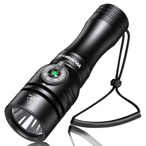 Wurkkos DL02 Tauchlampe, 3000 Lumen Tauchen Taschenlampe wiederaufladbar, IPX8...