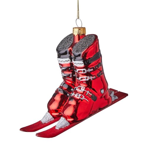 BUTLERS Weihnachtsbaumkugel Ski-Schuhe Anhänger Schlittschuhe Christbaumschmuck -Hang ON-...