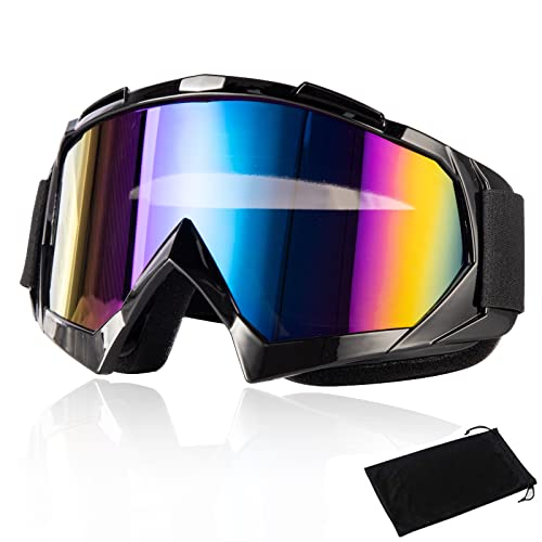 Famini Skibrille, Snowboard Brille, Anti Fog UV Schutzbrille mit Double Lens...