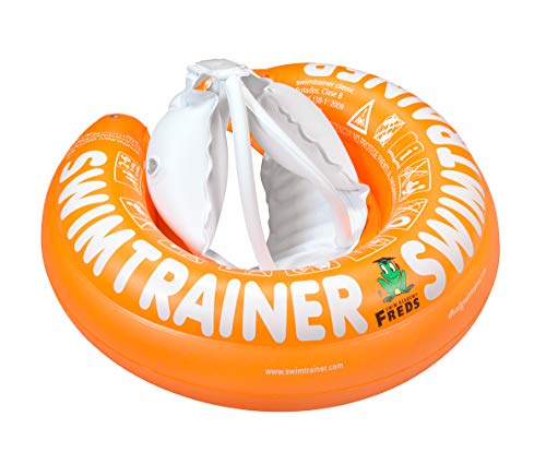 FREDS SWIM ACADEMY SWIMTRAINER Classic Orange - für Kinder von 2 bis 6 Jahren,...