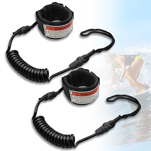 JNWYH 2 STK Sup Leash, Bequeme und Sichere Surfboard Leash, Einstellbar Leash für...