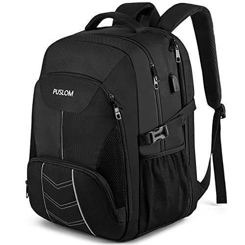 Extra Großer Rucksack Herren 55L Wasserdicht 18.4 Zoll Laptoptasche Arbeit Laptop mit USB...