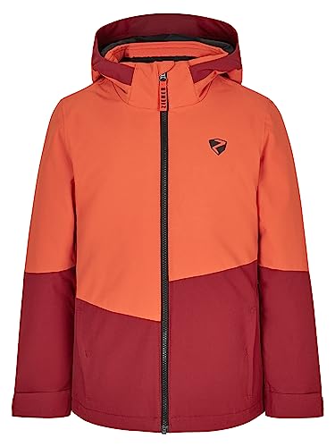 Ziener Kinder AVAK Ski-Jacke Winterjacke | wasserdicht winddicht warm, red cabin, 152