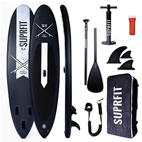 SUPRFIT Stand Up Paddling Board, SUP Board als aufblasbares Komplett-Set, Stand Up Paddle...