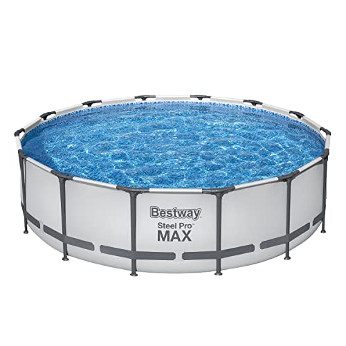 Bestway Steel Pro MAX Frame Pool Komplett-Set mit Filterpumpe