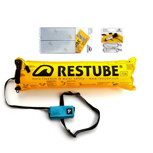 Restube Unisex-Adult Active Starter Package Schwimmboje aufblasbar – Notfall...