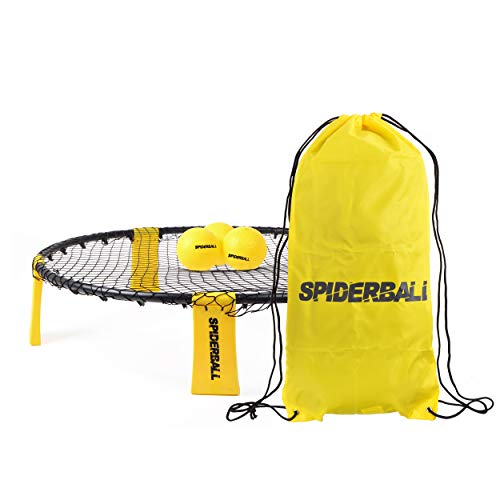 Ocean 5 Spiderball Set, Ball-Spiel mit Netz, 3 Bällen und Tragetasche - zum Spielen im...