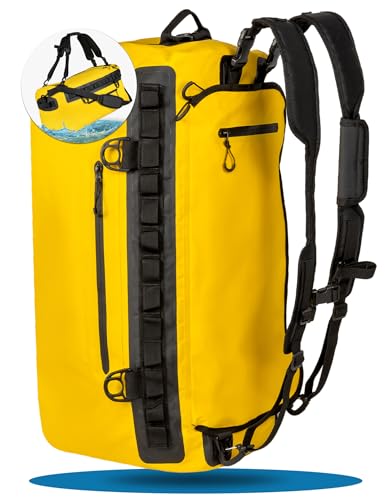 STYNGARD Reisetasche wasserdicht mit Rucksackfunktion [60l] - Sporttasche mit...