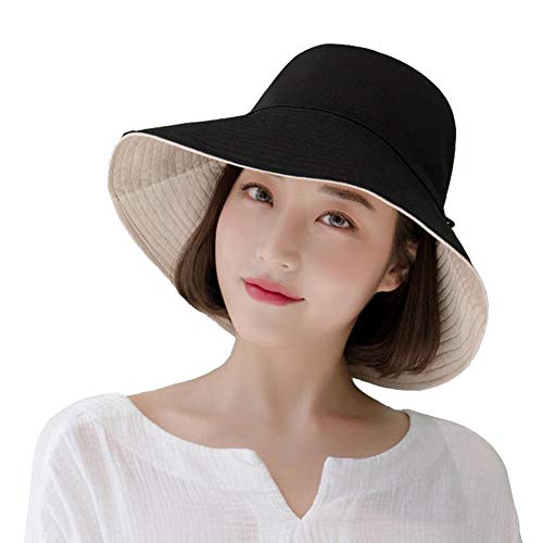 Yuccer Sonnenhut Damen uv Schutz Faltbar, Sun Hat for Women Summer Herbst Winter Hut...