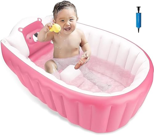 Baby Badewanne, MONODEAL Aufblasbare Badewanne Baby Schwimmbad Summer Schwimmbecken,...