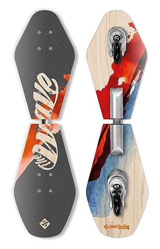 Streetsurfing Waveboard Wooden Wave Rider, Design: Abstract, 500079