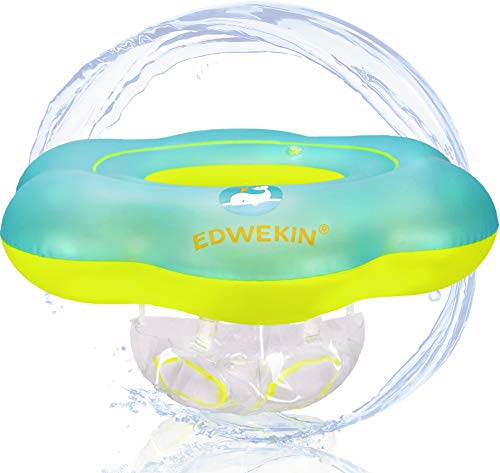 EDWEKIN® Baby Schwimmring, Mitwachsende Schwimmhilfe, Schwimmsitz Kleinkinder, Baby...