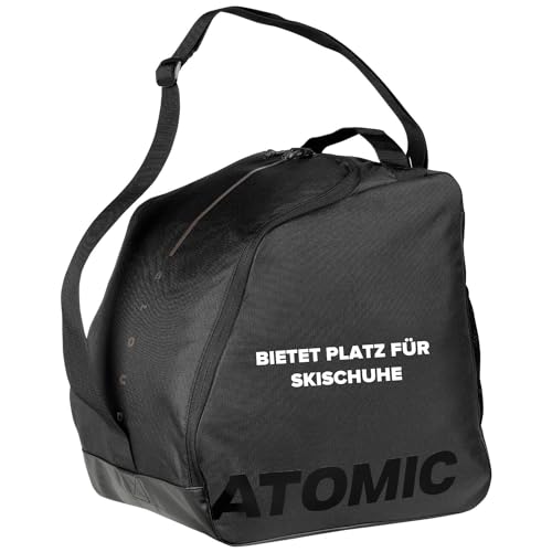 Atomic W Boot Bag Cloud in Schwarz/Grau - Robuste Skischuhtasche - Extra Zubehör-Fach -...