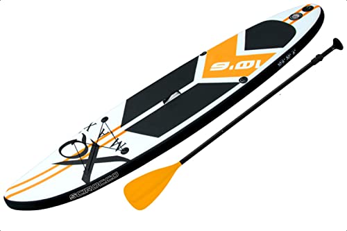 XQ Max SUP Board Set - Opblaasbaar - 320x76x15cm - oranje