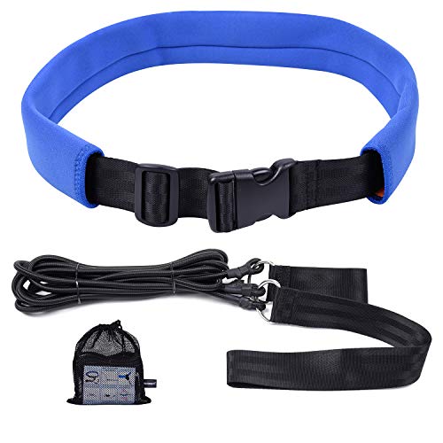 wisdompro Schwimmgürtel 2m, Elastischer Schwimmgurt mit Verstellbarem Gürtel,...