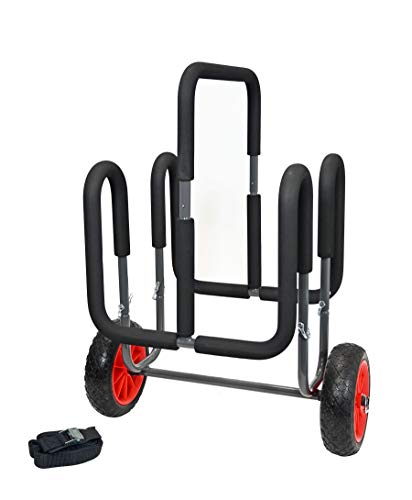 Navyline aluminum double transport trolley for 2X SUP board/surfboard