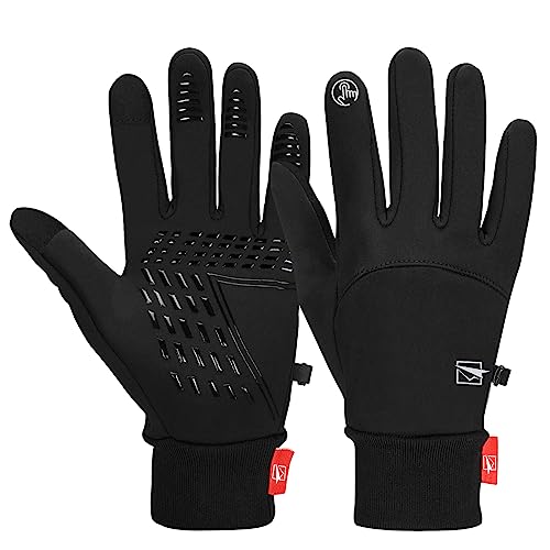 Cevapro Fahrradhandschuhe Warme Winterhandschuhe Wasserdichte Touchscreenhandschuhe...