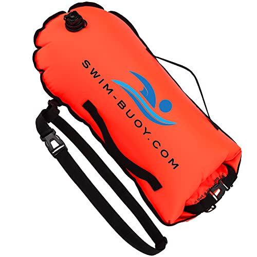 Swim-Buoy.com Swim Buoy - Bleiben Sie sicher im Freiwasser mit Dieser orangefarbenen...