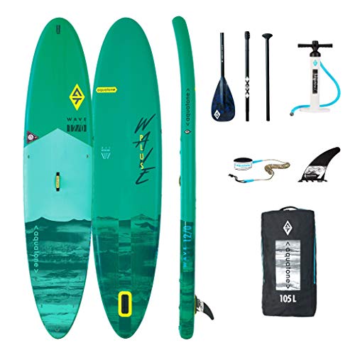 Aztron SUP Aquatone Wave 12.0 Board 2020 Plus, Unisex, Erwachsene, grün, normal (TS-202)