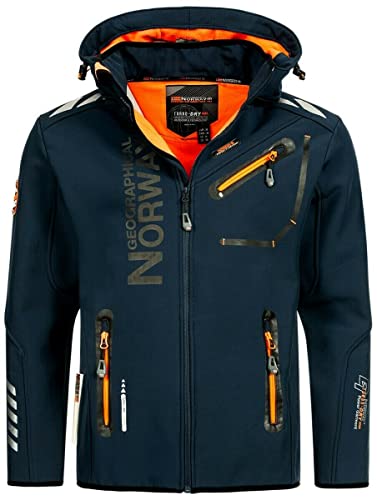 Geographical Norway Herren Herbst Winter Jacke Softshell Jacke Outdoor Regen Übergangs...