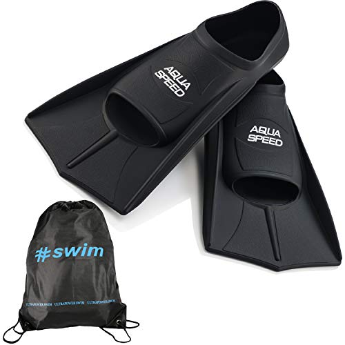 Aqua Speed Kurze Schwimmflossen für Erwachsene und Kinder