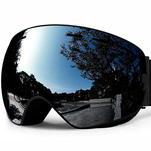 SPOSUNE OTG Skibrille Snow Snowboard Goggle Over Glasses mit Anti-Fog Spherical Dual...